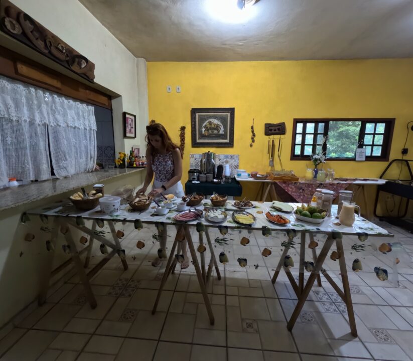 Restaurante da Pousada Mirante Imperial - Serra do Piloto - Mangaratiba - RJ - Vamos Trilhar